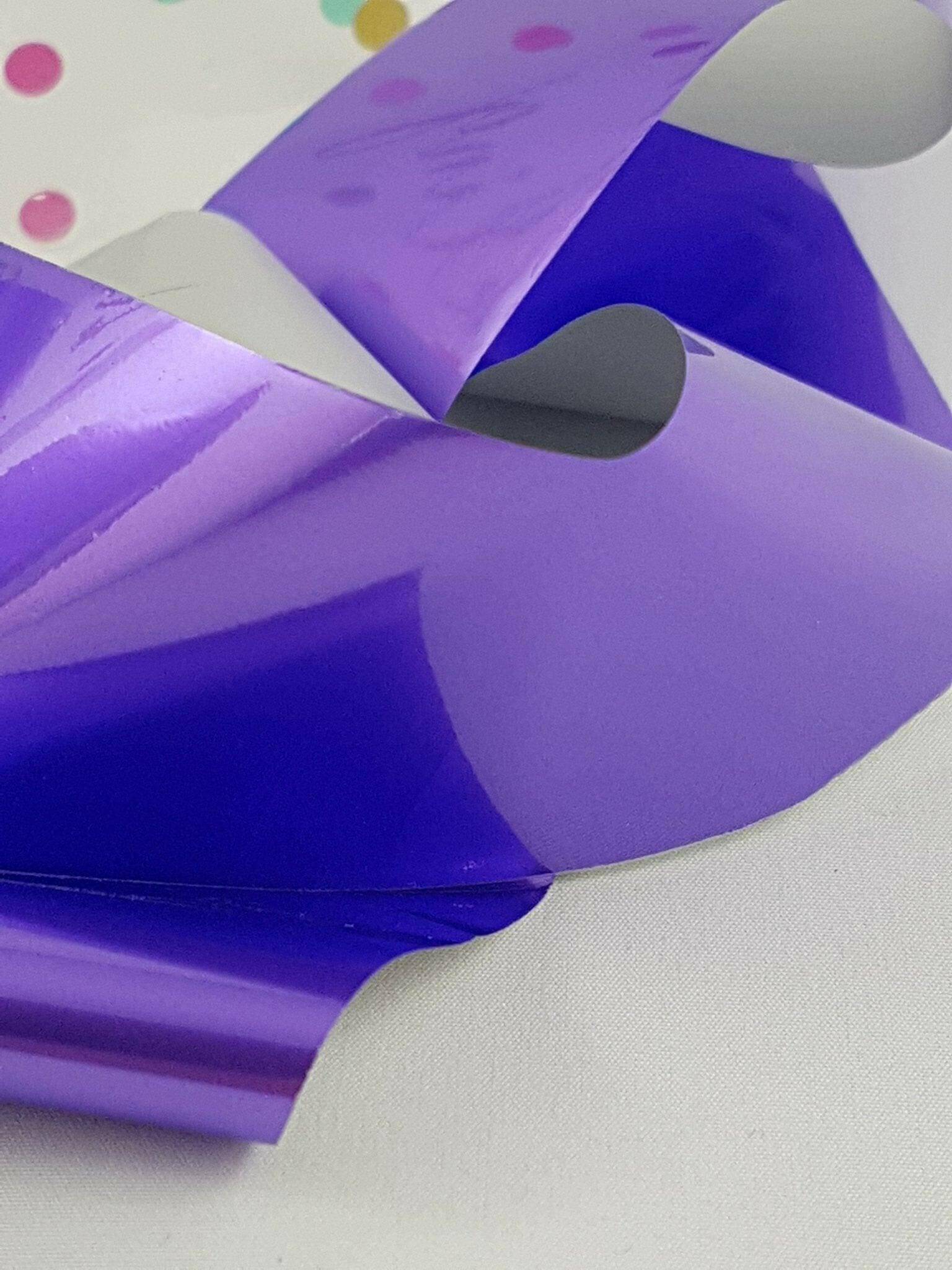 Purple Transfer Foil - thePINKchair.ca - Nail Art - thePINKchair nail studio
