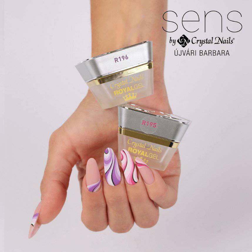 R195 Viola Royal Gel Paint - thePINKchair.ca - Royal Gel - Crystal Nails/Elite Cosmetix USA