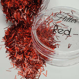 Red, Flitter (13) - thePINKchair.ca - Glitter - thePINKchair nail studio