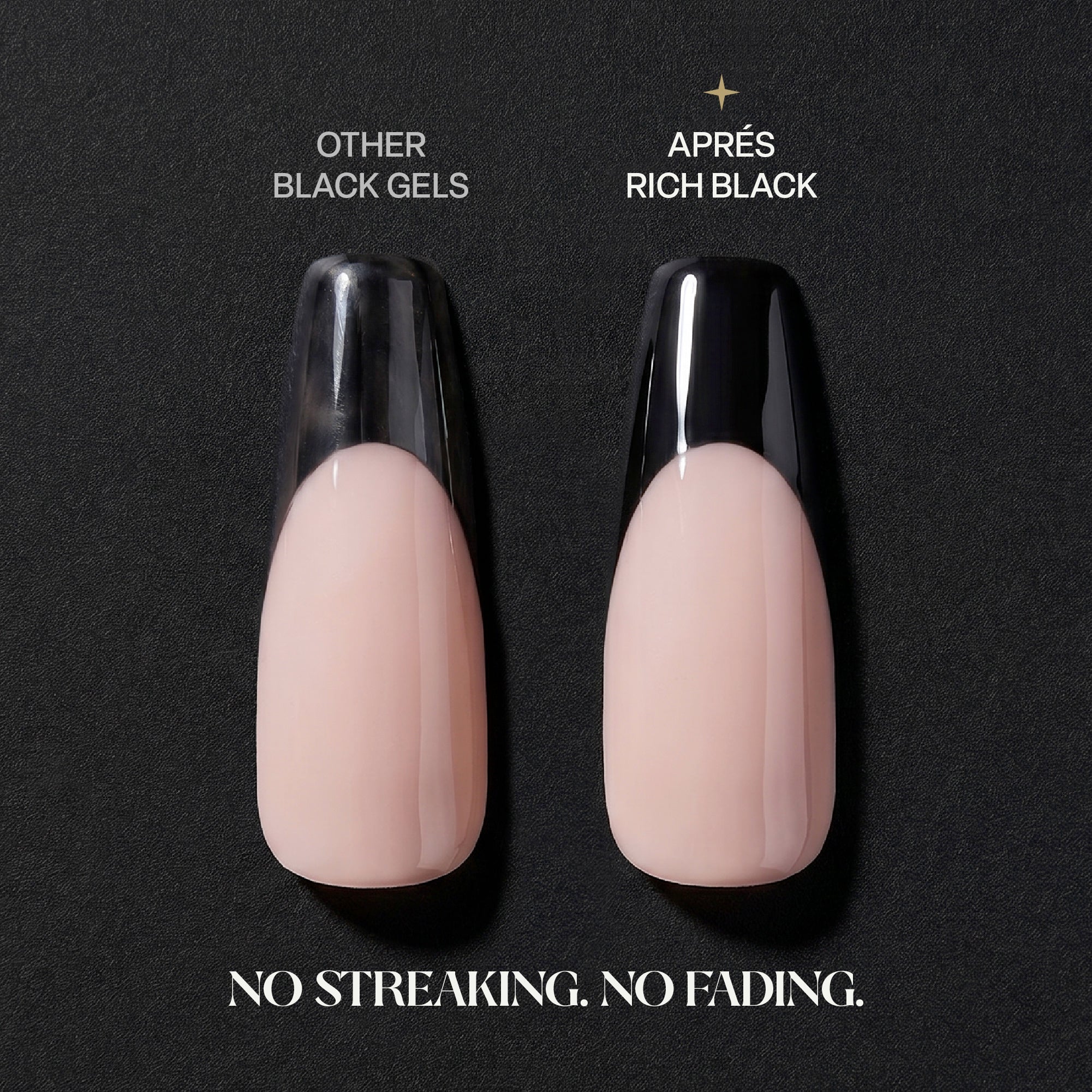 RICH BLACK (HEMA/TPO-Free) - thePINKchair.ca - gel polish - Apres