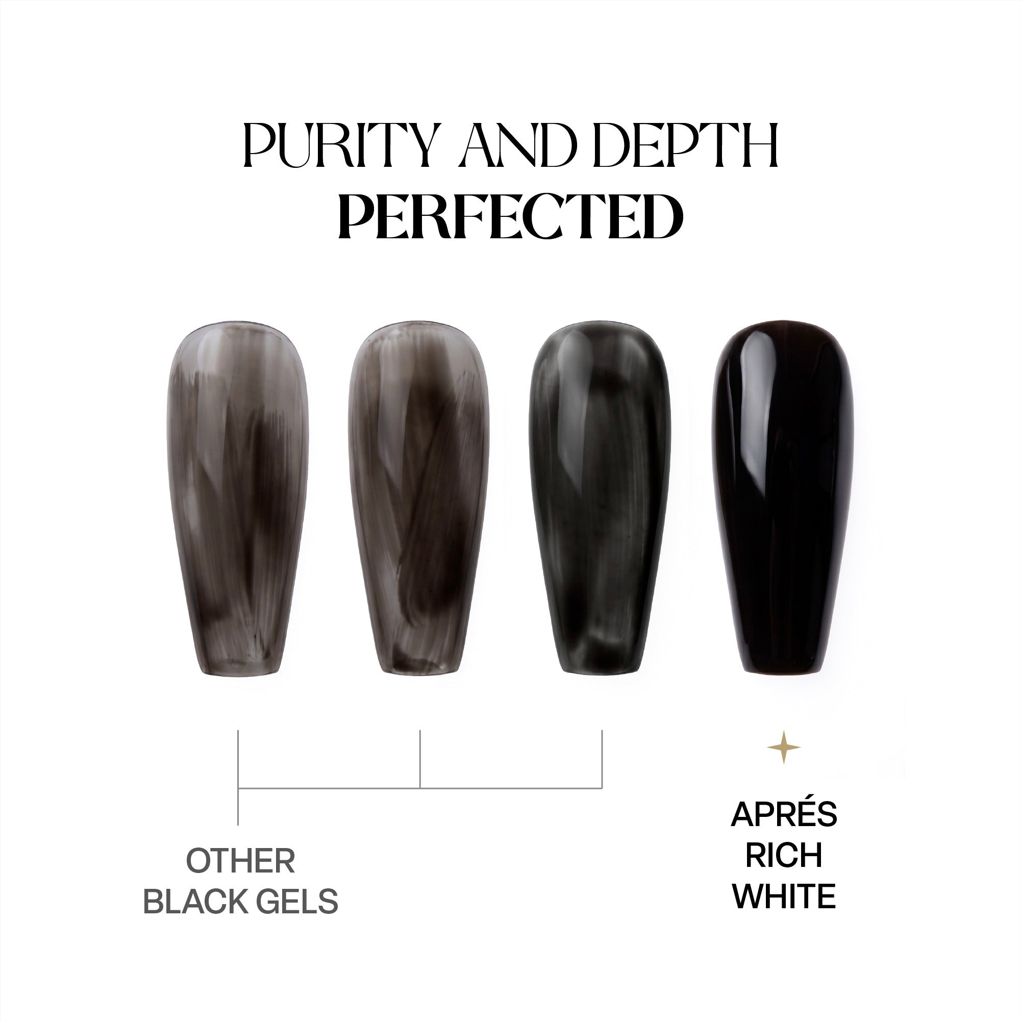 RICH BLACK (HEMA/TPO-Free) - thePINKchair.ca - gel polish - Apres