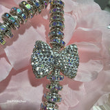 Crystal Bow Wristlet/keychain - thePINKchair.ca