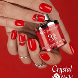 3s197 Sensual Red Gel Polish by Crystal Nails