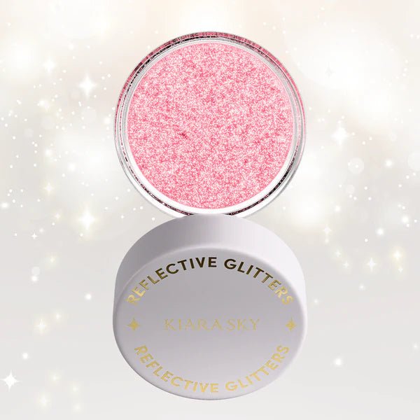 Rosé Fizz - Reflective Glitter - thePINKchair.ca - nail art - Kiara Sky