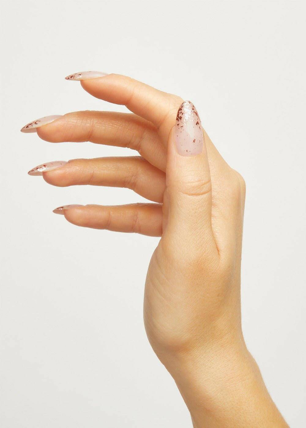 Rose Gold Metallic Leaf/Flake - thePINKchair.ca - Nail Art - the GEL bottle