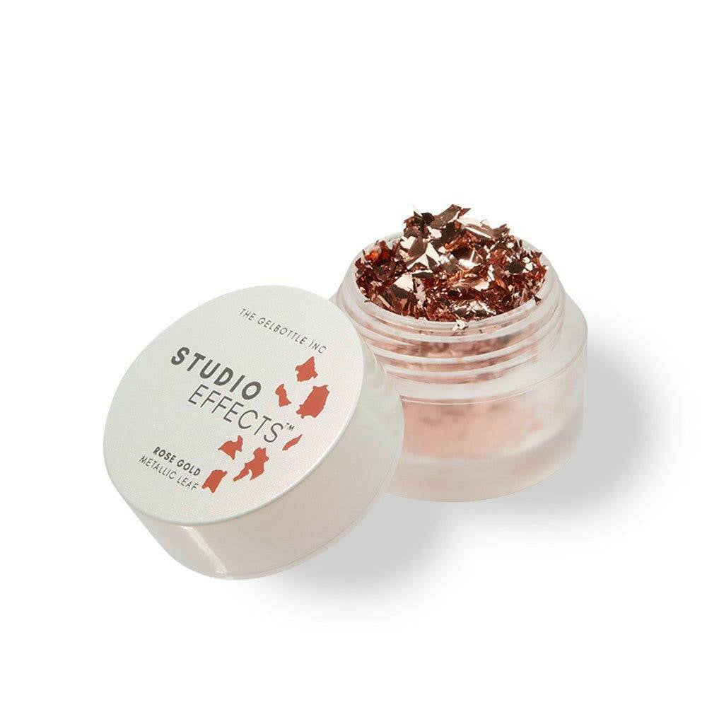 Rose Gold Metallic Leaf/Flake - thePINKchair.ca - Nail Art - the GEL bottle