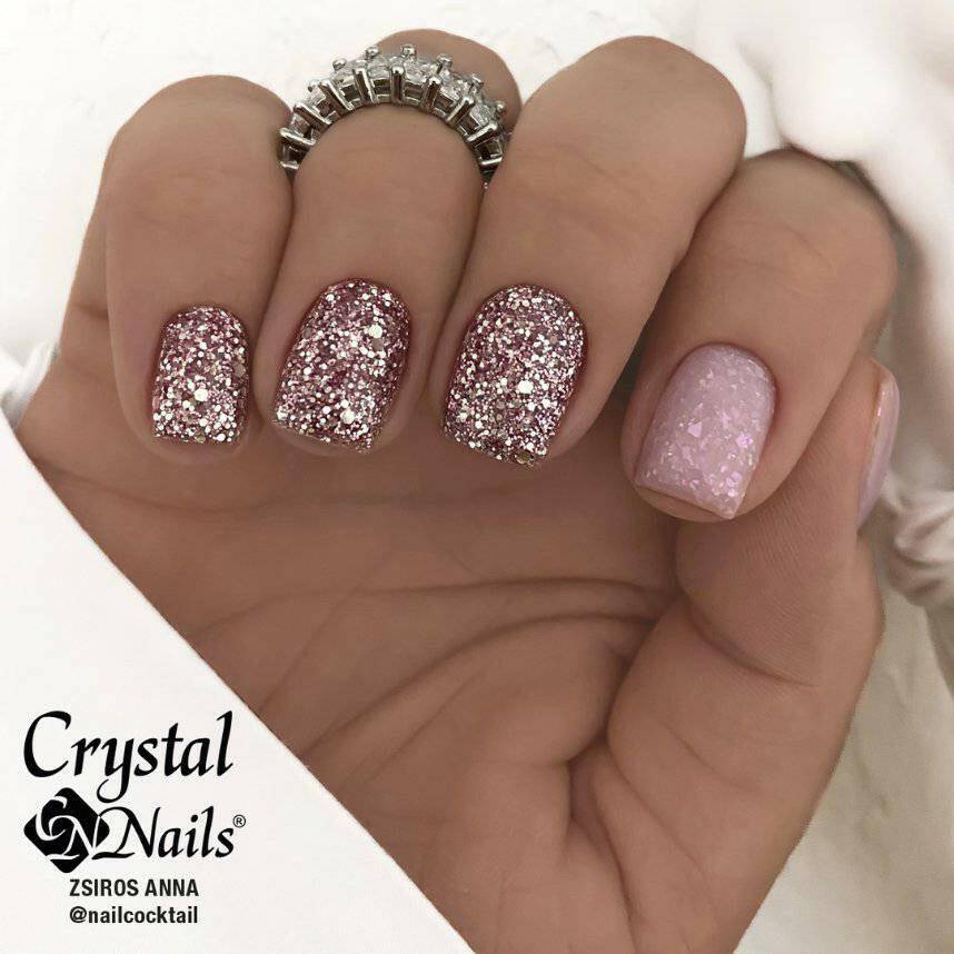 Rose SENS Aurora Flake Base & Builder Gel (10ml) - thePINKchair.ca - Builder Gel - Crystal Nails/Elite Cosmetix USA