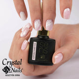 Rose SENS Aurora Flake Base & Builder Gel (10ml) by Crystal Nails