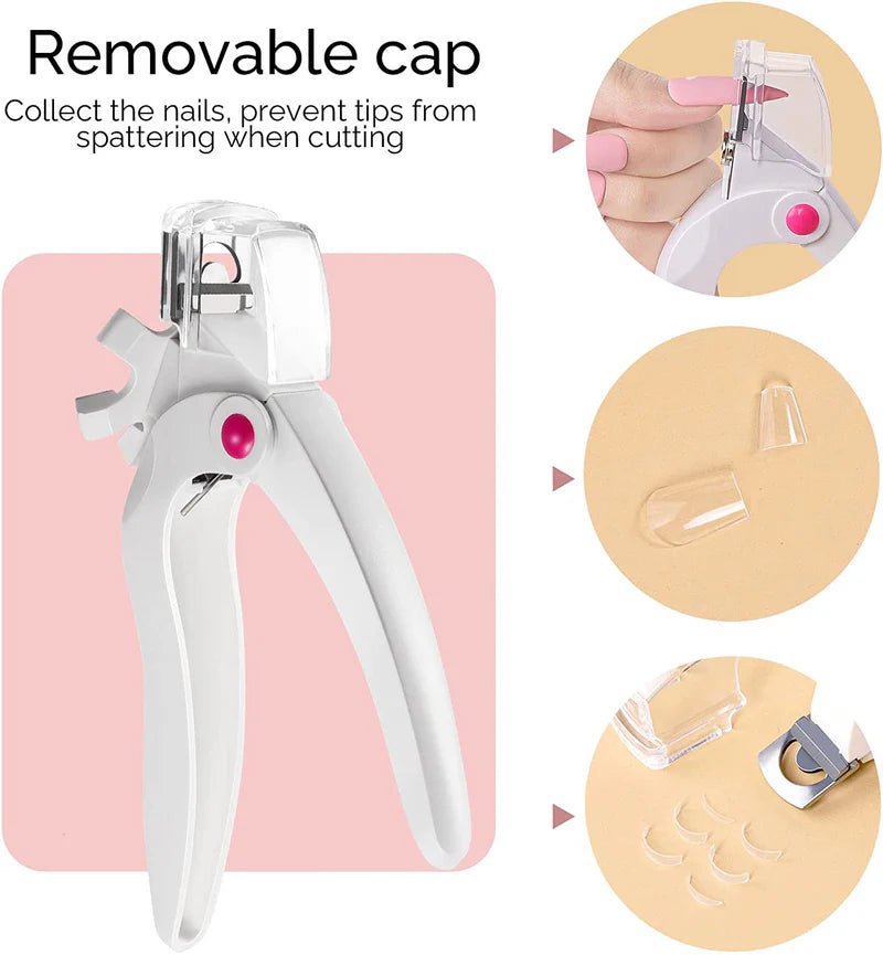 Rotary Adjustable Stainless Steel Acrylic Nail Clippers - thePINKchair.ca - Tools - Melody Susie