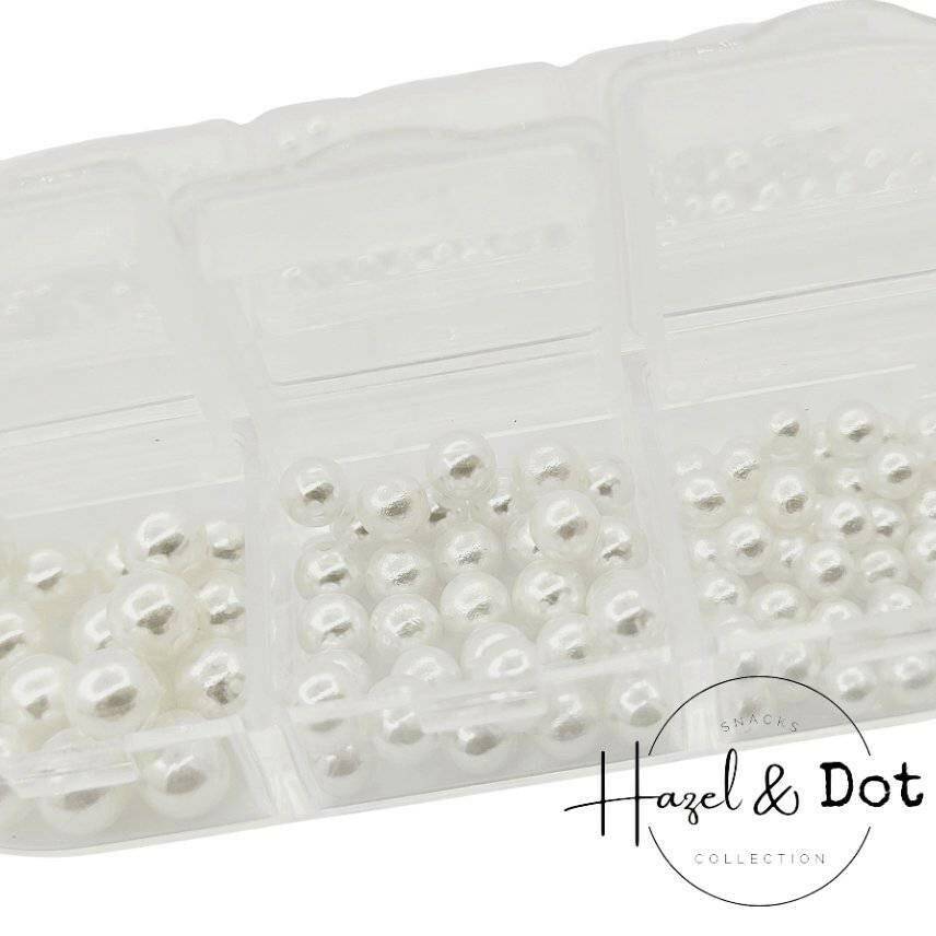 ROUND Pearly Whites by Hazel & Dot - thePINKchair.ca - Nail Art - thePINKchair nail studio