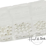 ROUND Pearly Whites by Hazel & Dot