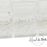 ROUND Pearly Whites by Hazel & Dot - thePINKchair.ca - Nail Art - thePINKchair nail studio