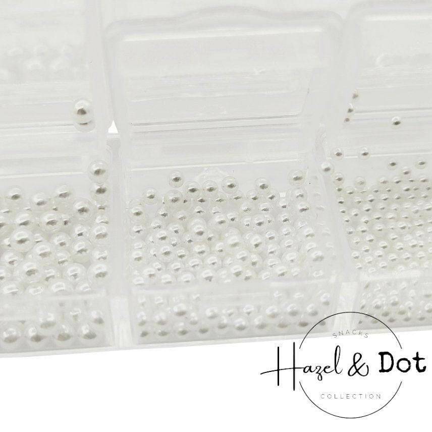 ROUND Pearly Whites by Hazel & Dot - thePINKchair.ca - Nail Art - thePINKchair nail studio