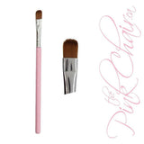 Round Pink Brush (w/ Short Handle) by thePINKchair