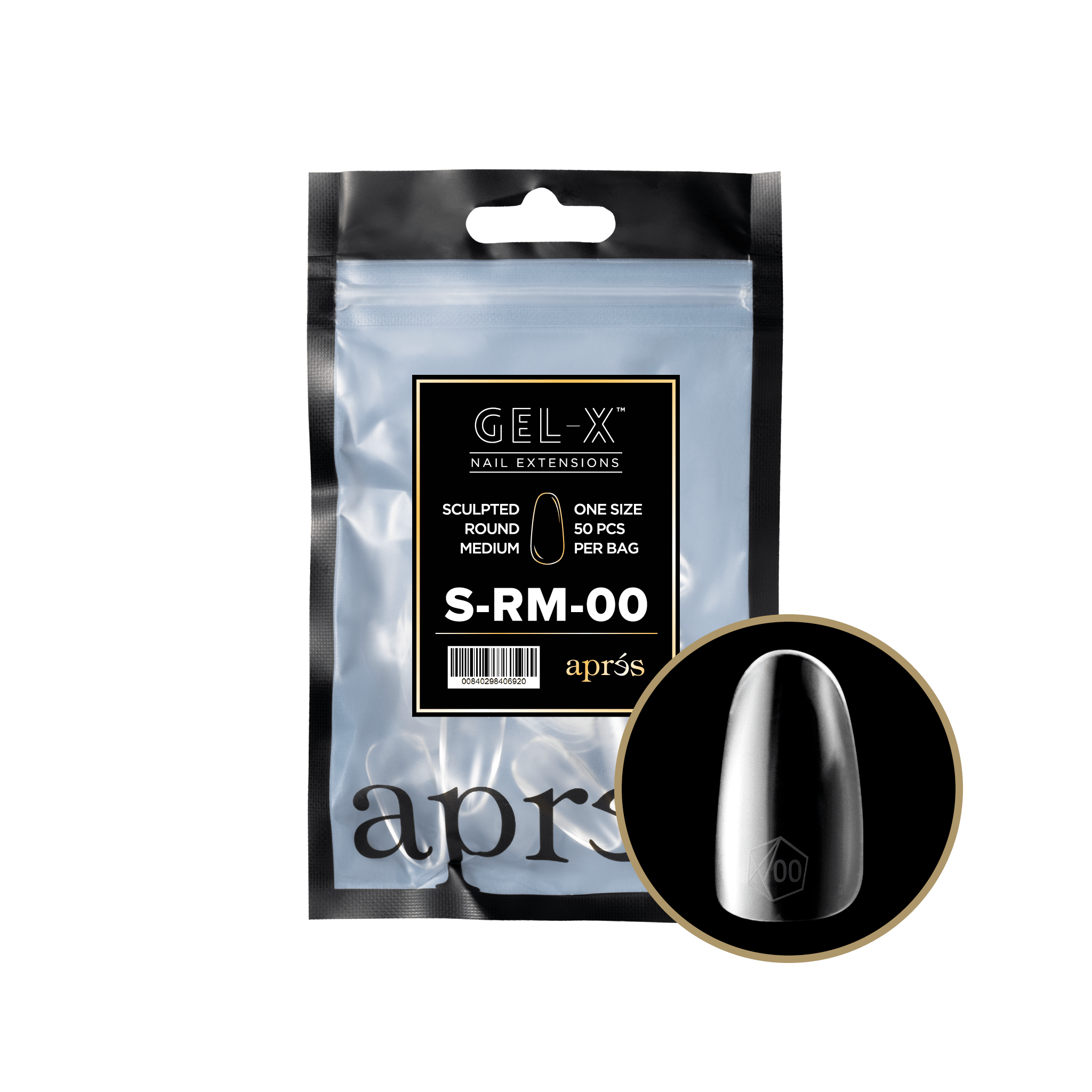 ROUND - SCULPTED - Gel - X Refill (50pcs) - thePINKchair.ca - Tips - Apres