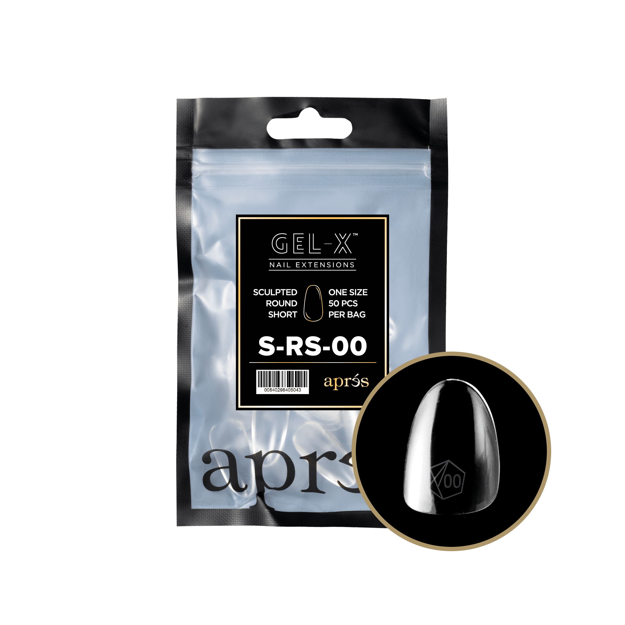 ROUND - SCULPTED - Gel - X Refill (50pcs) - thePINKchair.ca - Tips - Apres