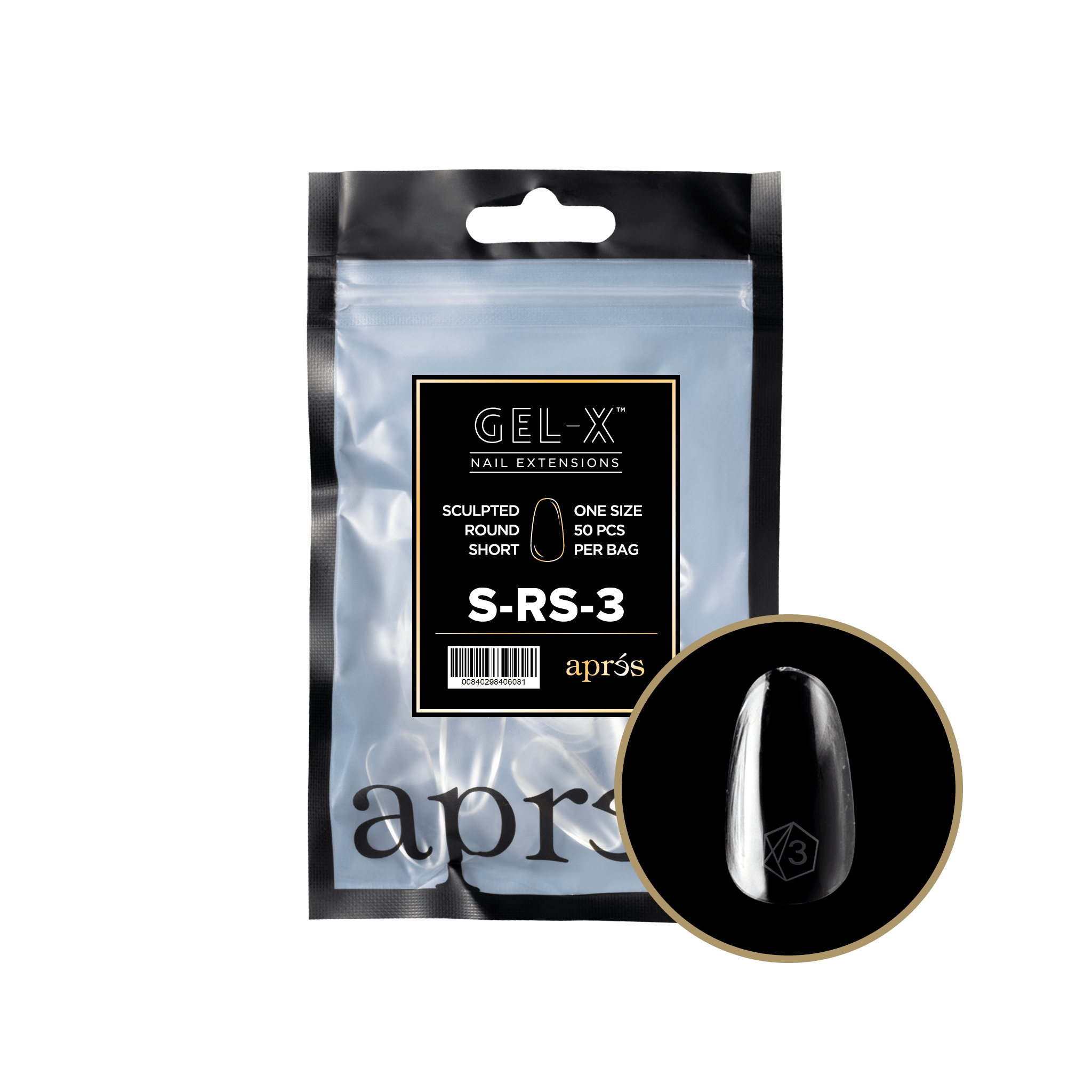 ROUND - SCULPTED - Gel - X Refill (50pcs) - thePINKchair.ca - Tips - Apres