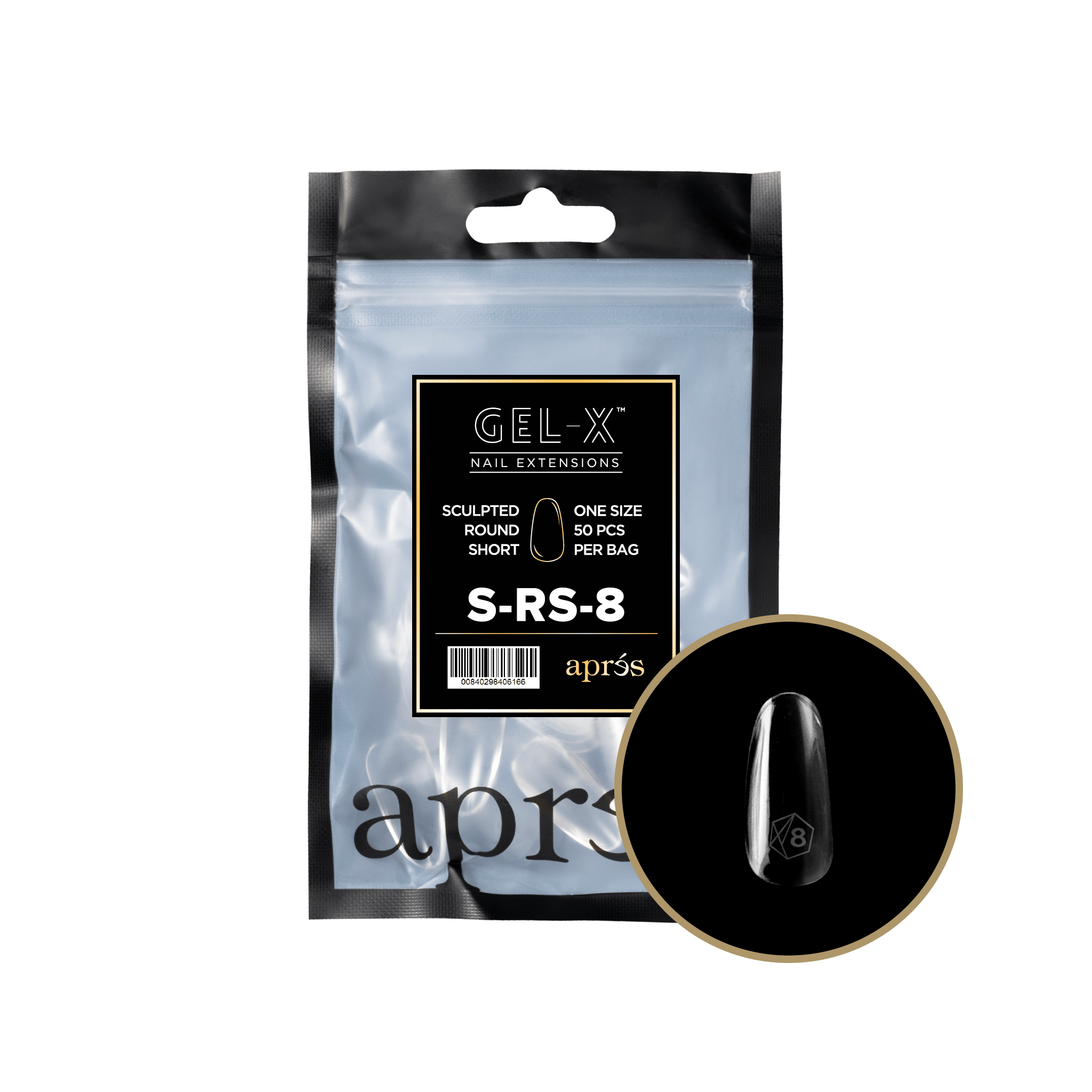 ROUND - SCULPTED - Gel - X Refill (50pcs) - thePINKchair.ca - Tips - Apres