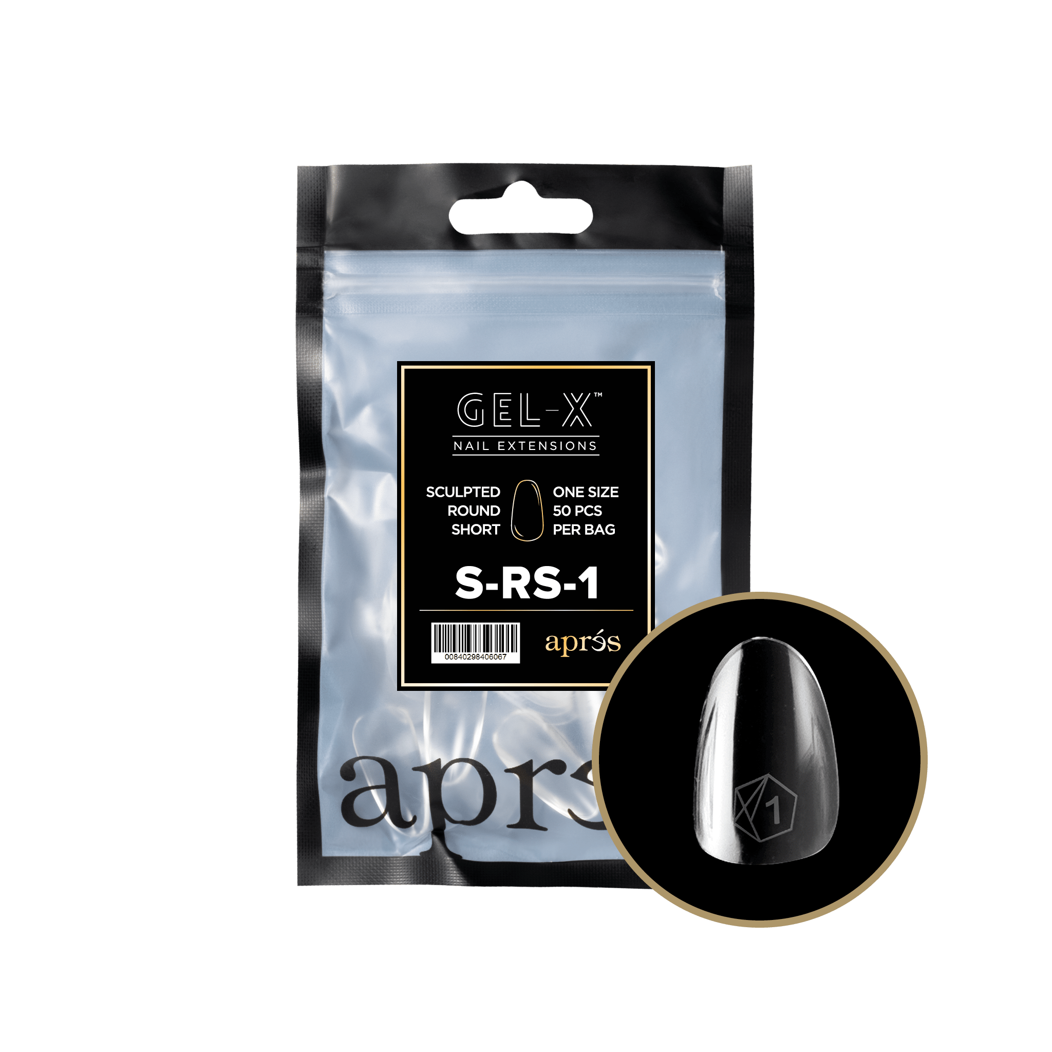 ROUND - SCULPTED - Gel - X Refill (50pcs) - thePINKchair.ca - Tips - Apres