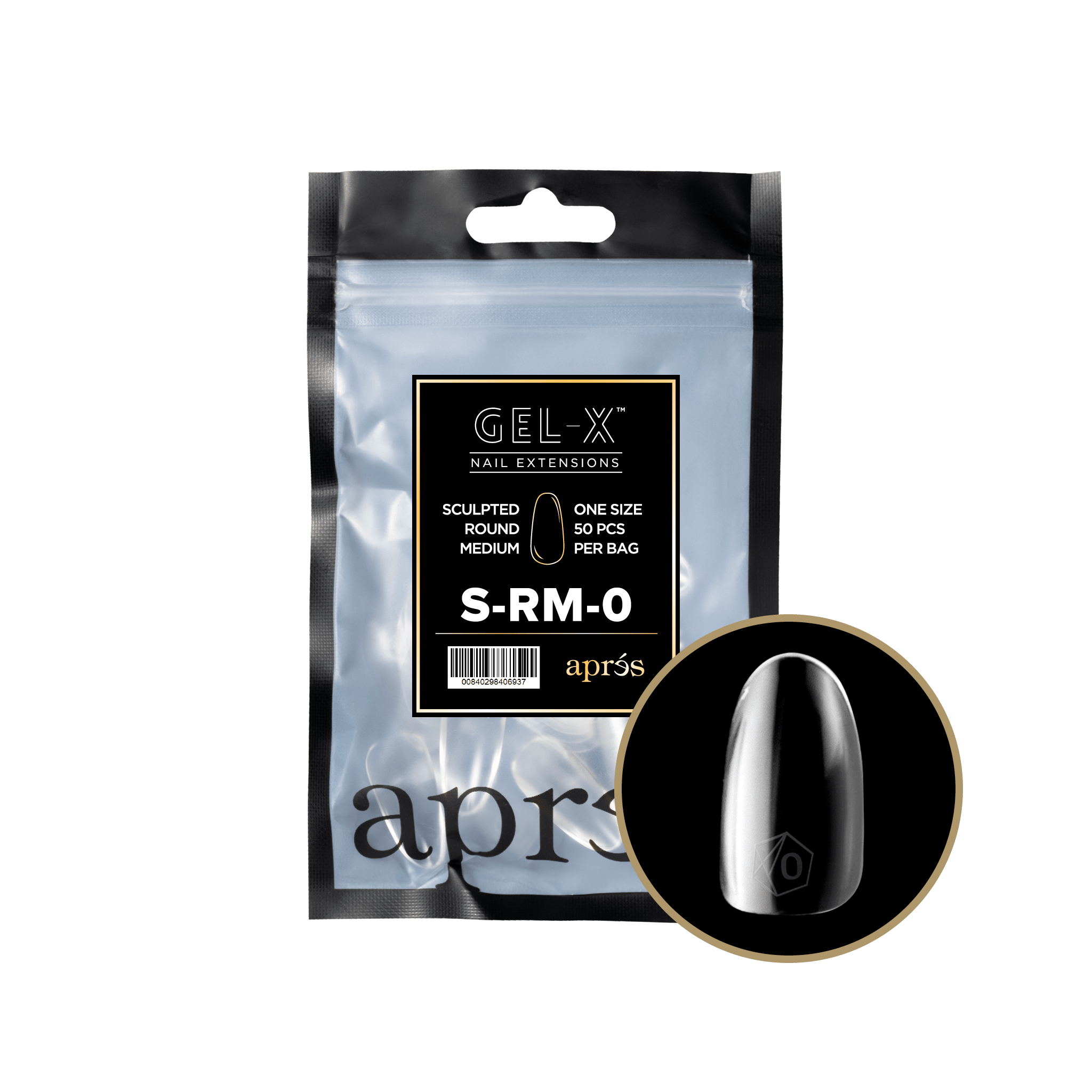 ROUND - SCULPTED - Gel - X Refill (50pcs) - thePINKchair.ca - Tips - Apres