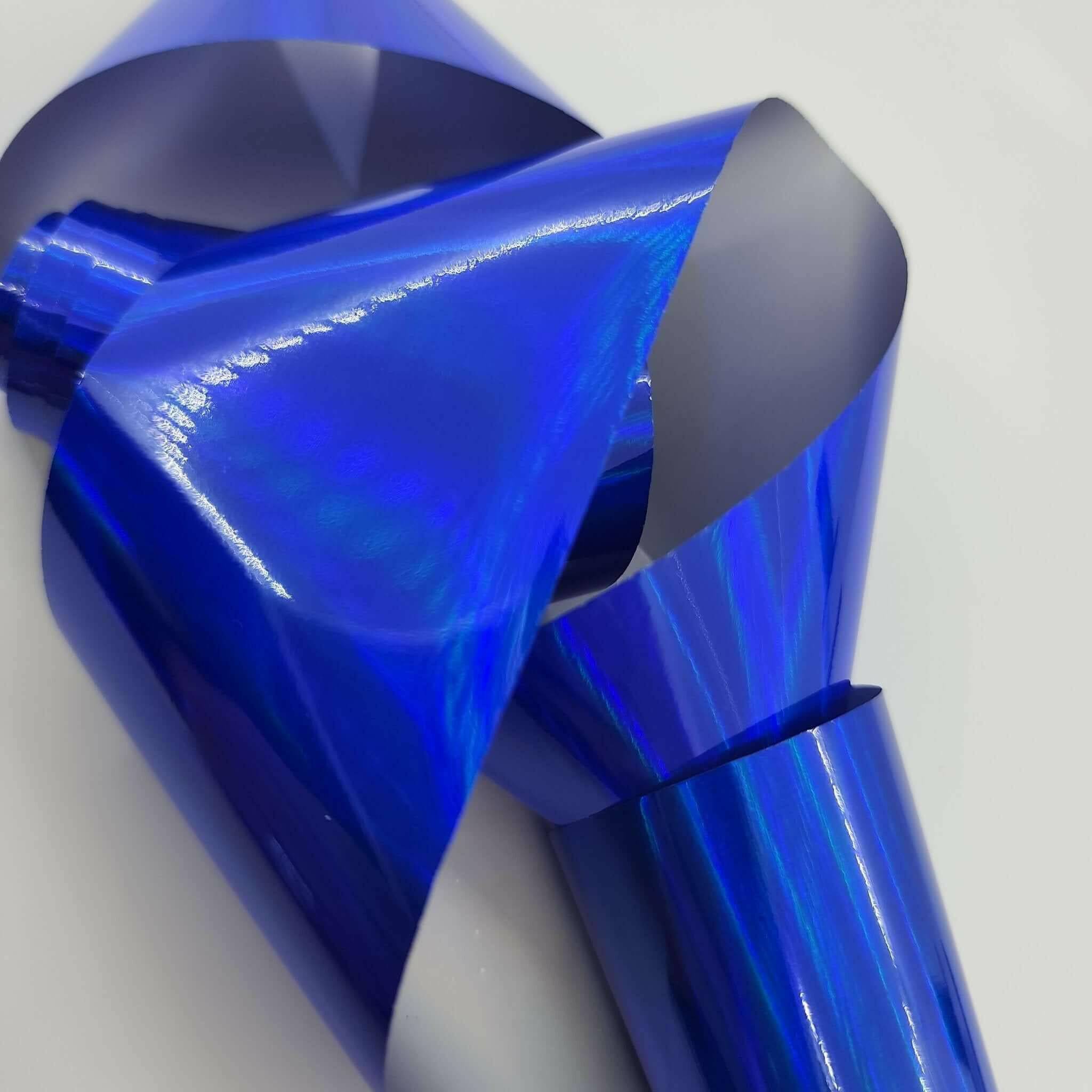 Royal Blue Holo Transfer Foil - thePINKchair.ca - Nail Art - thePINKchair nail studio