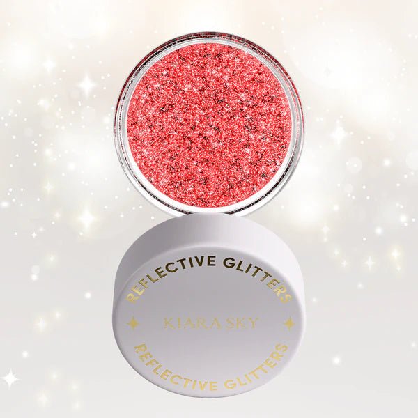 Ruby Stardust - Reflective Glitter - thePINKchair.ca - nail art - Kiara Sky