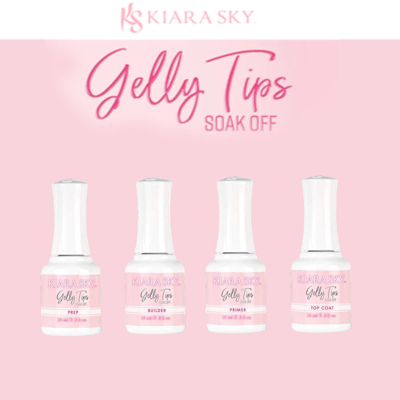 Kiara Sky Gelly Tips Essential Kit.