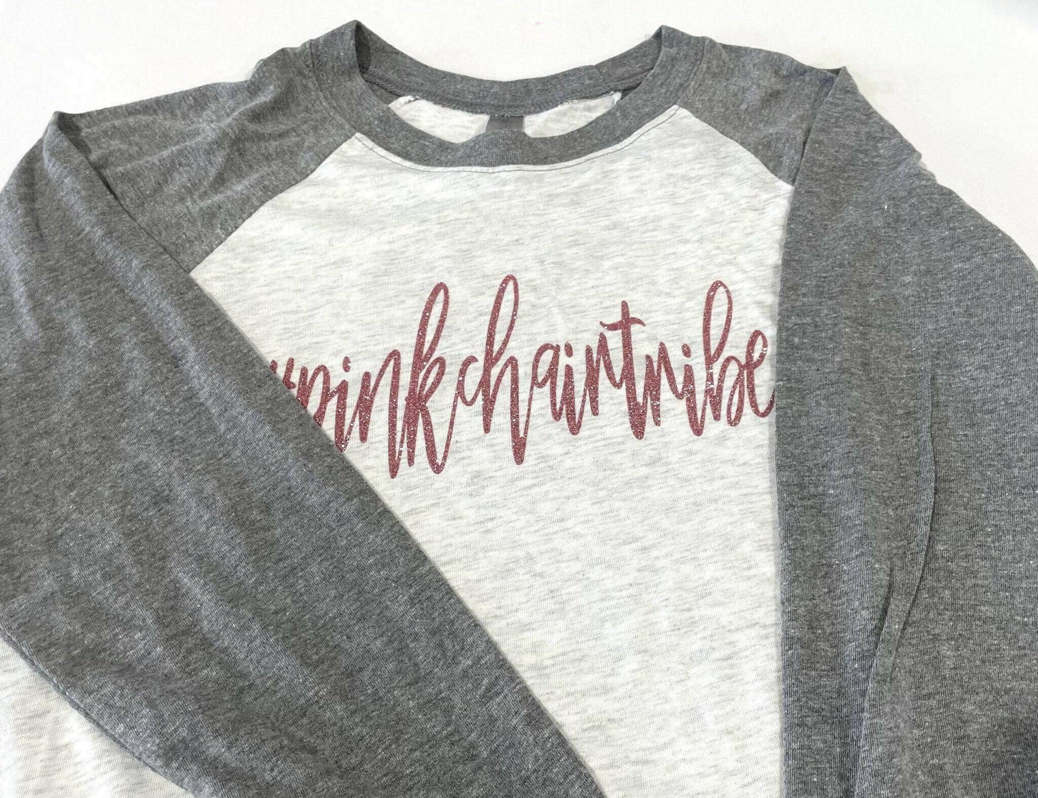 S pinkchairtribe, Raglan Baseball Tee - thePINKchair.ca - swag - thePINKchair nail studio