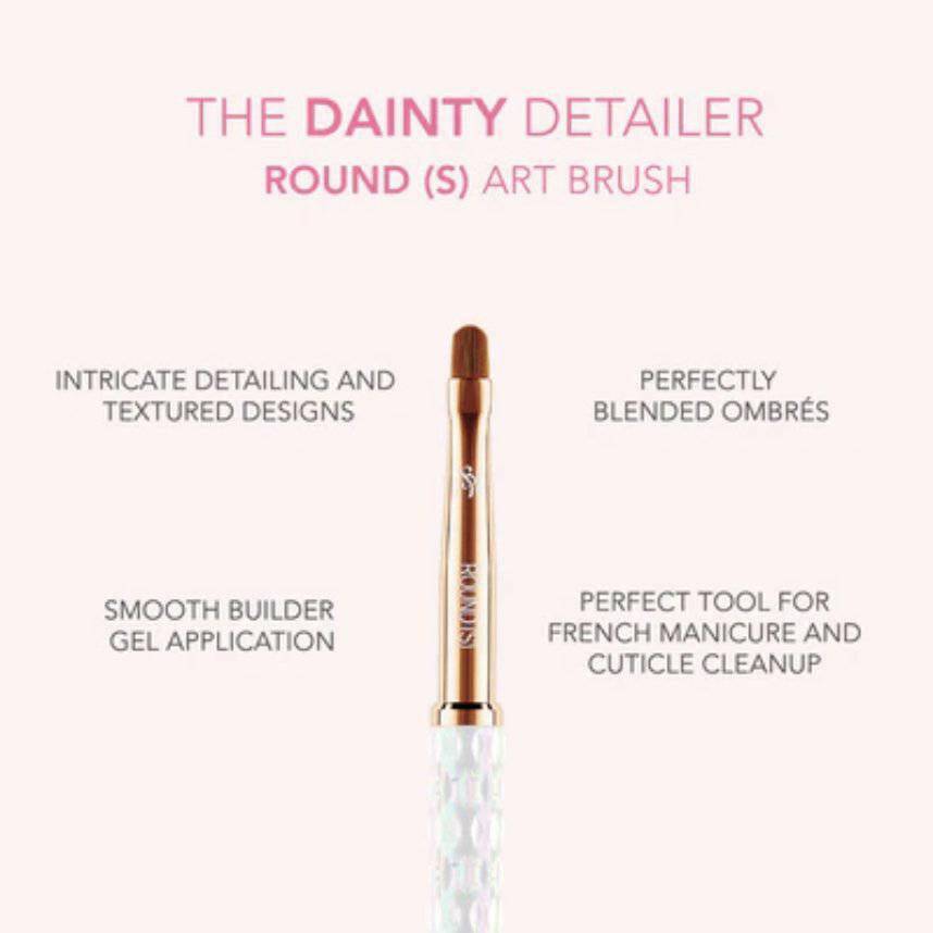 S Round Nail Art Brush by Kiara Sky - thePINKchair.ca - Brushes - Kiara Sky