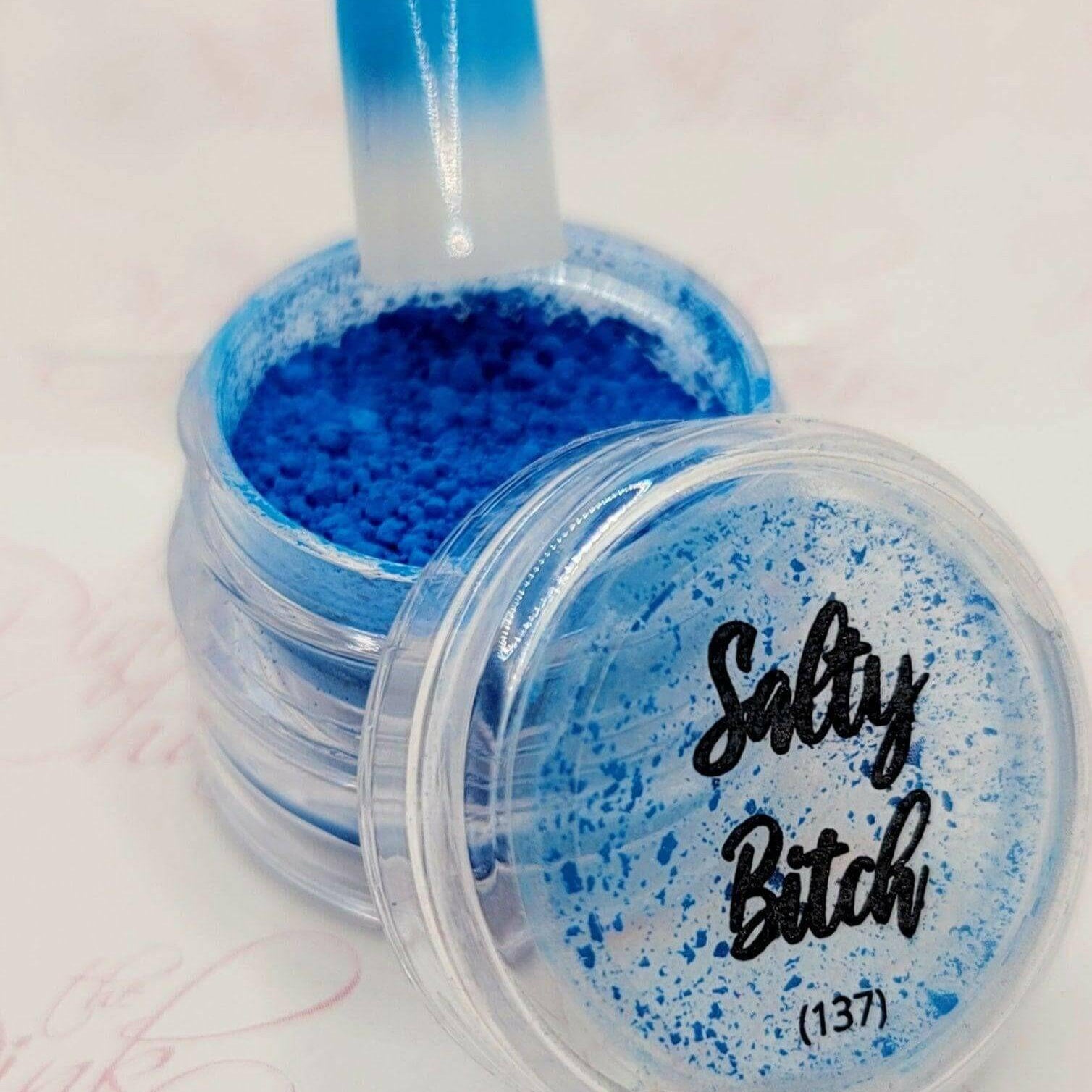 Salty Bitch, Pigment by thePINKchair - thePINKchair.ca - Nail Art - thePINKchair nail studio
