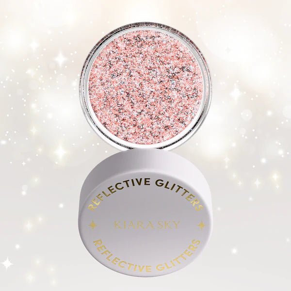 Sandy Stroll - Reflective Glitter - thePINKchair.ca - nail art - Kiara Sky