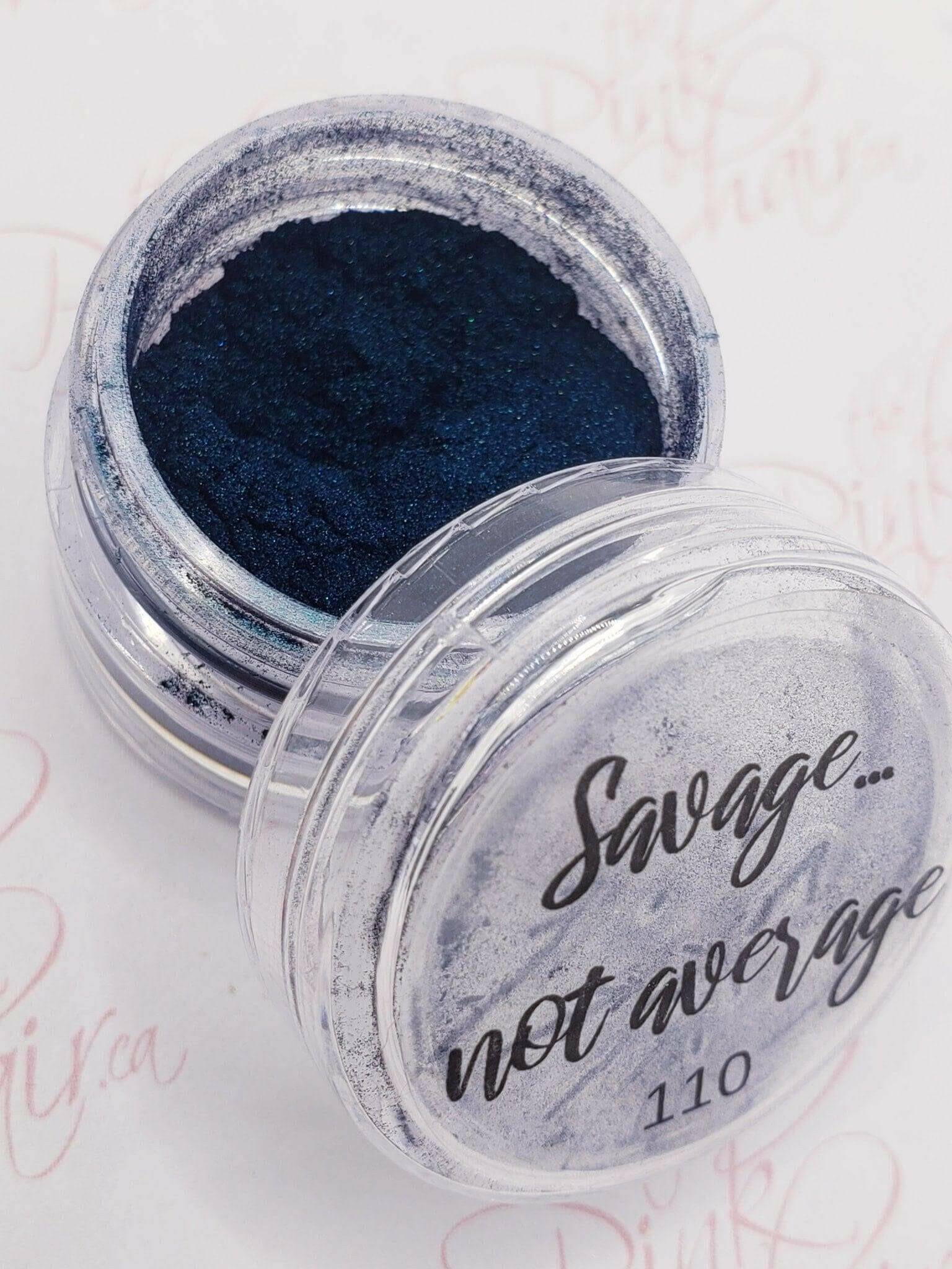 Savage, not Average, Pigment by thePINKchair - thePINKchair.ca - Nail Art - thePINKchair nail studio
