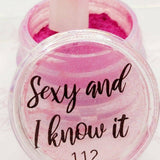 Sexy and I know it, Pigment by thePINKchair - thePINKchair.ca - Nail Art - thePINKchair nail studio