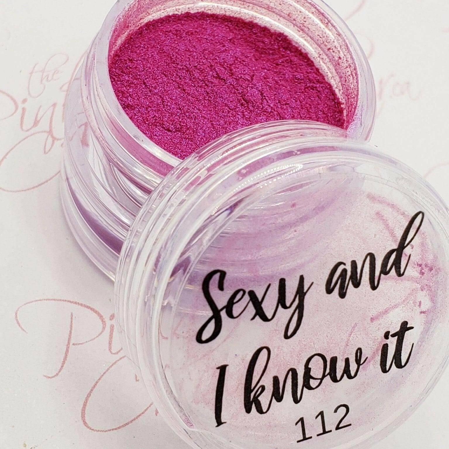 Sexy and I know it, Pigment by thePINKchair - thePINKchair.ca - Nail Art - thePINKchair nail studio
