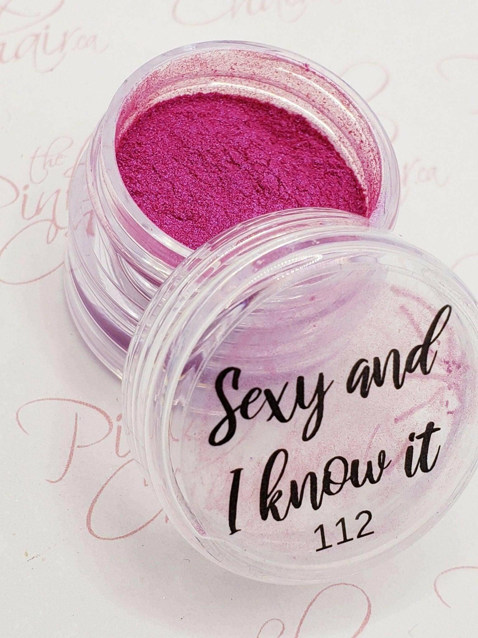 Sexy and I know it, Pigment by thePINKchair - thePINKchair.ca - Nail Art - thePINKchair nail studio