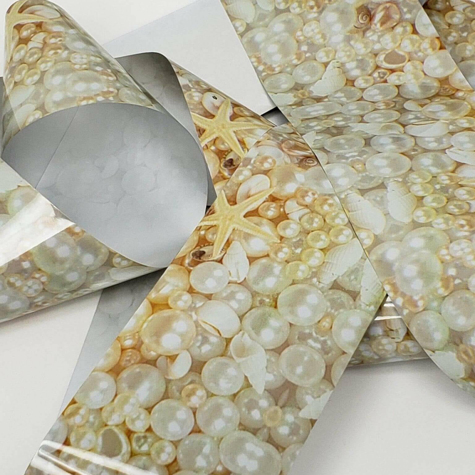 Shells & Starfish Transfer Foil - thePINKchair.ca - Nail Art - thePINKchair nail studio