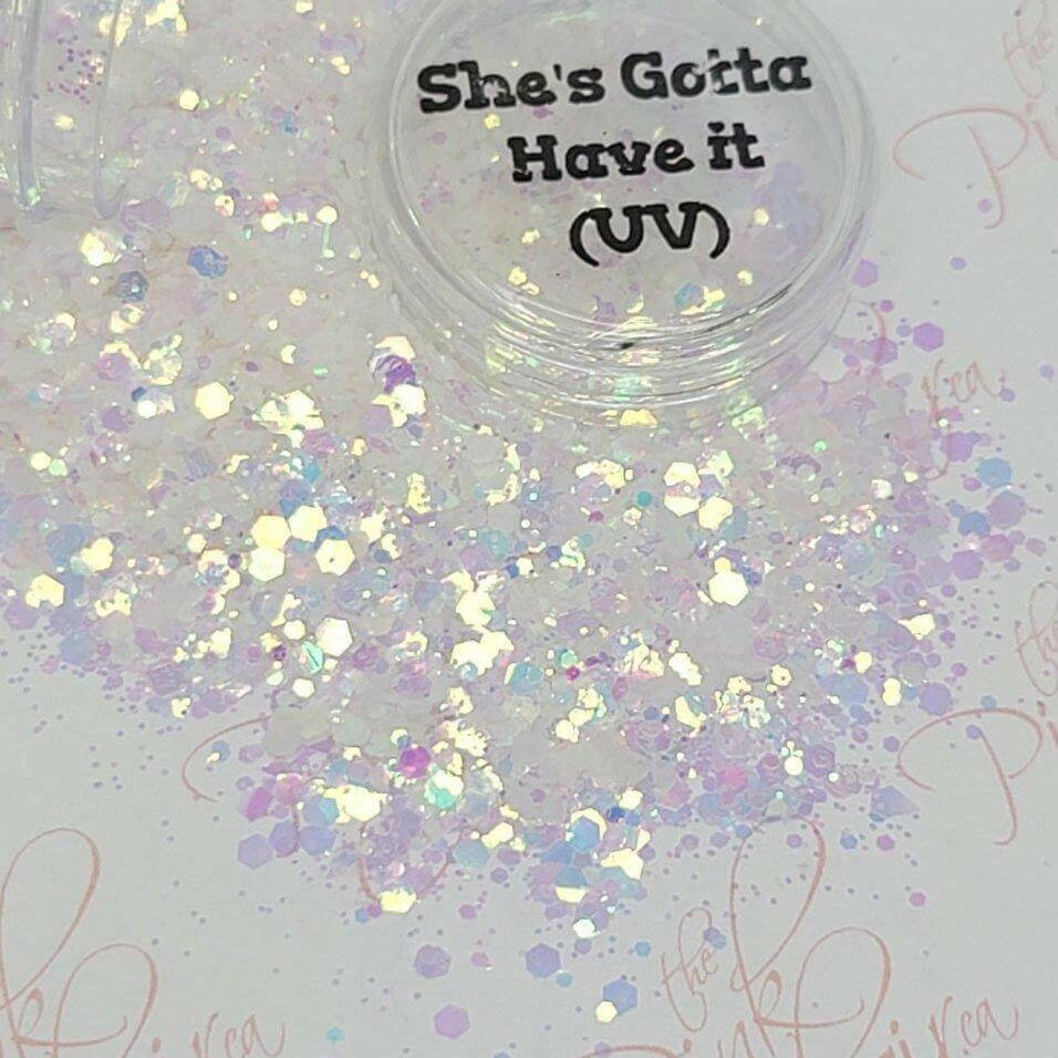 She's Gotta Have it (UV), Colour Changing Glitter (123) - thePINKchair.ca - Glitter - thePINKchair nail studio