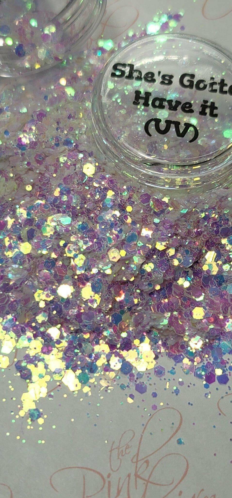 She's Gotta Have it (UV), Colour Changing Glitter (123) - thePINKchair.ca - Glitter - thePINKchair nail studio