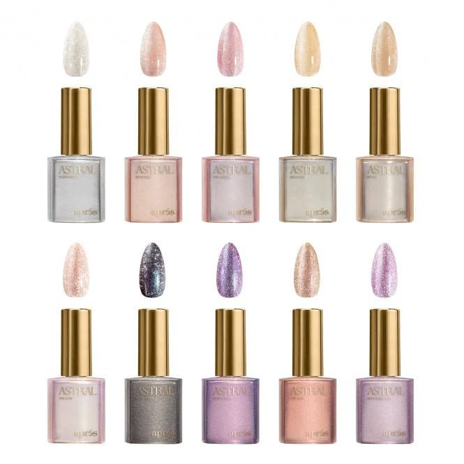 Shimmery Cat Eye - Astral Gel Couleur 10pcs Set - thePINKchair.ca - Gel Polish - Apres