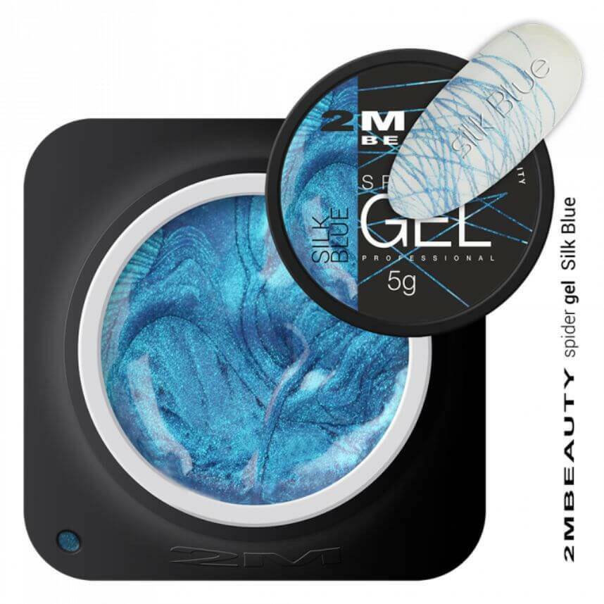 Silk Blue Spider Gel - thePINKchair.ca - Coloured Gel - 2Mbeauty