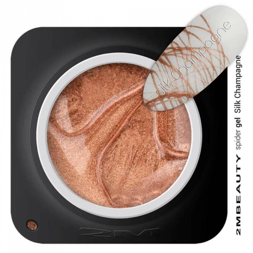 Silk Champagne Spider Gel - thePINKchair.ca - Coloured Gel - 2Mbeauty