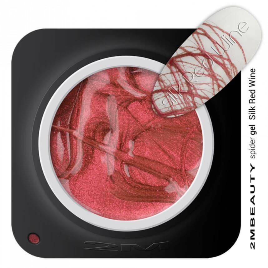 Silk Red Wine Spider Gel - thePINKchair.ca - Coloured Gel - 2Mbeauty