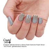 Silver Flash SENS Gel Polish (4ml) by Crystal Nails