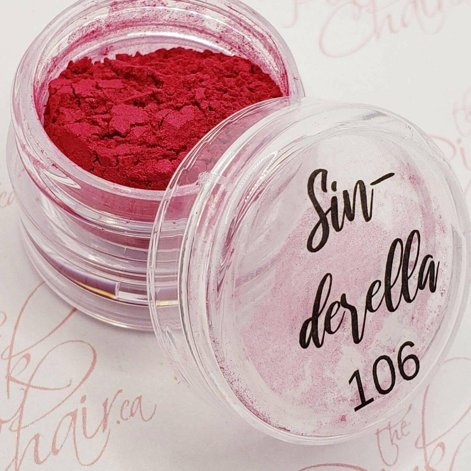 Sin - derella, Pigment by thePINKchair - thePINKchair.ca - Nail Art - thePINKchair nail studio