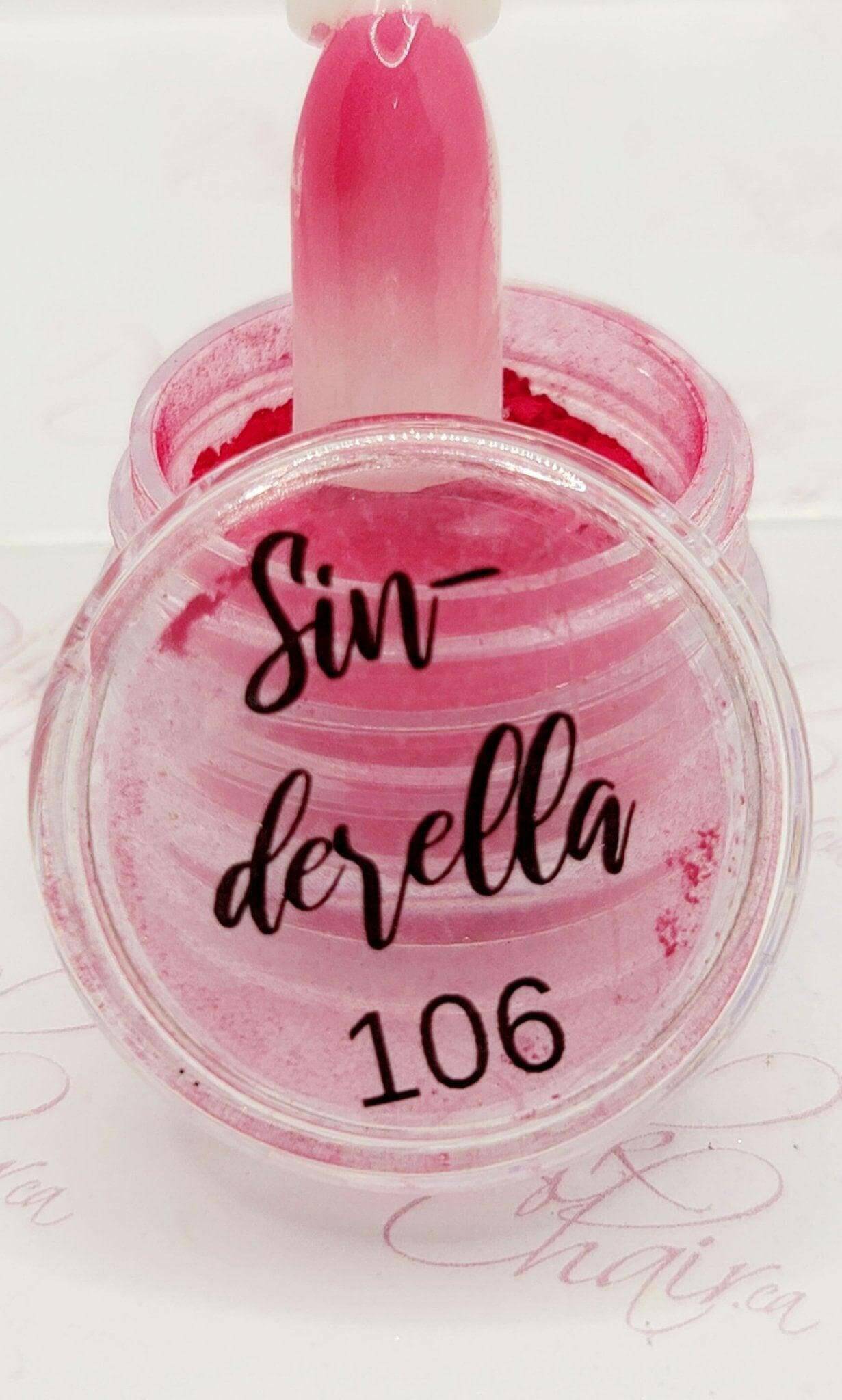 Sin - derella, Pigment by thePINKchair - thePINKchair.ca - Nail Art - thePINKchair nail studio