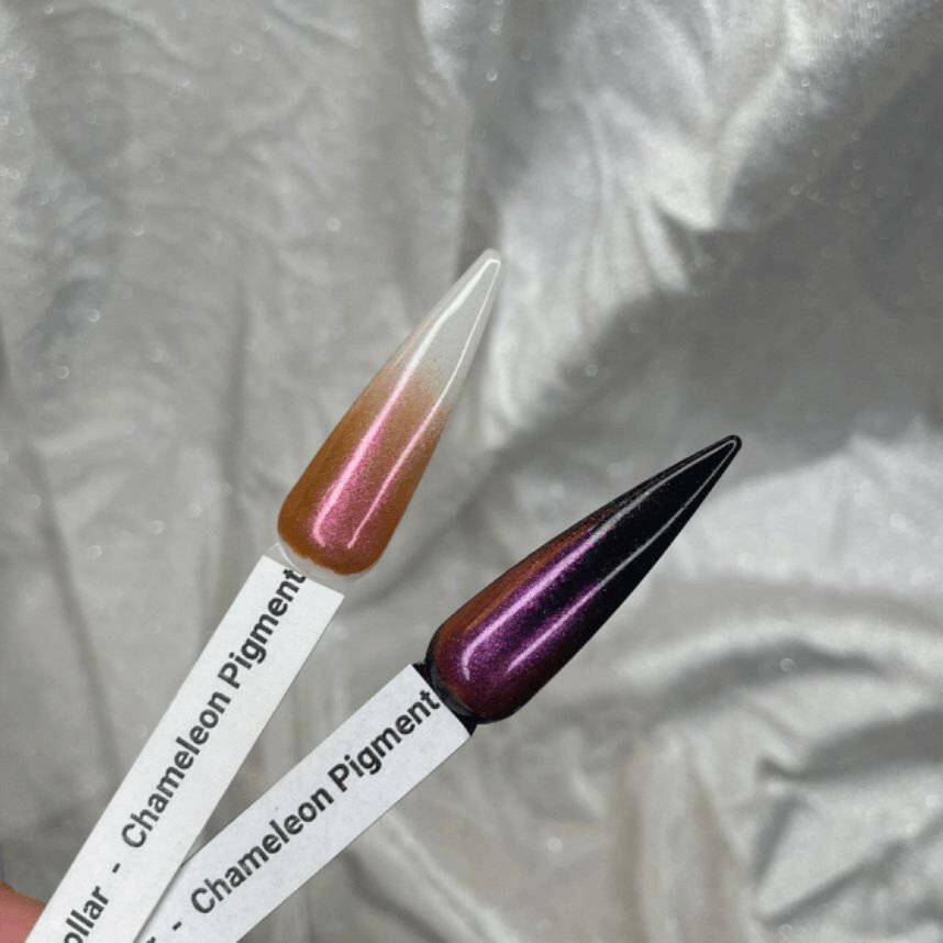 Single as a Dollar, Chameleon Pigment by thePINKchair - thePINKchair.ca - Nail Art - thePINKchair nail studio