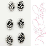 Skulls 1 Metal Nail Art by thePINKchair - thePINKchair.ca - Nail Art Kits & Accessories - thePINKchair nail studio