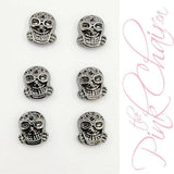 Skulls 10 Metal Nail Art by thePINKchair - thePINKchair.ca - Nail Art Kits & Accessories - thePINKchair nail studio