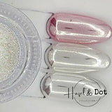 Slick Dish Chrome Powder by Hazel & Dot - thePINKchair.ca - Nail Art - thePINKchair nail studio
