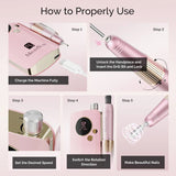 SM200F Plus Rechargeable 35000RPM Nail Drill - thePINKchair.ca - efile - Melody Susie
